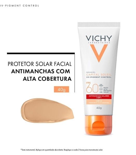 Protetor Solar Facial Com Cor UV-Pigment Control FPS60