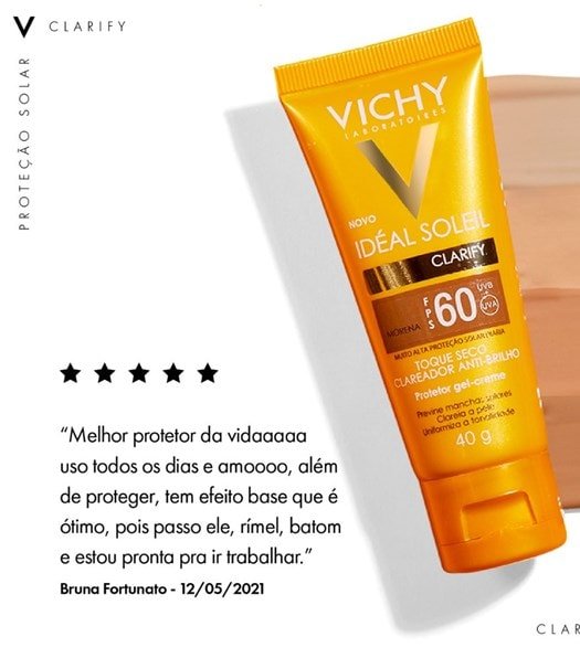 Protetor Solar Facial Clarify FPS60 40g