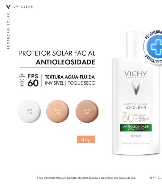 Protetor Solar Facial UV Clear FPS60 40g